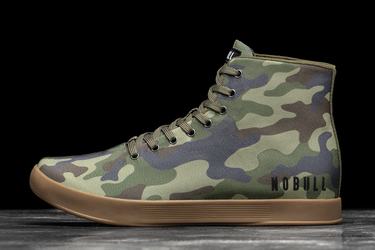 Nobull High-Top Canvas Women's Trainers Camo | Australia (JF9724)